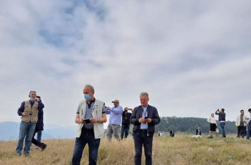 Xarici diplomatlar Şuşada Cıdır düzündə olublar - FOTO