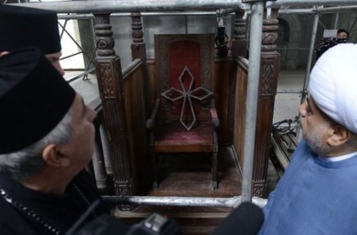 Azərbaycandakı dini konfessiyaların rəhbərləri Şuşada Qazançı kilsəsini ziyarət ediblər - FOTO