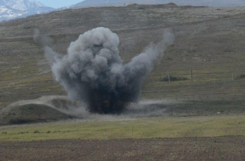 Vətən müharibəsində atılmış bombalardan biri partlayıb, yaralı var