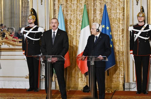 İlham Əliyev İtaliya prezidentini təbrik etdi