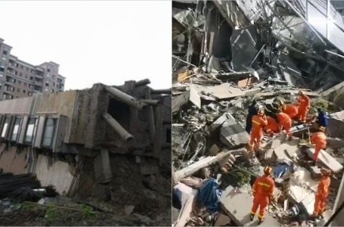 Çində hotel binası çökdü: Ölən və yaralananlar var - FOTO/VİDEO