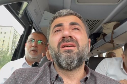 29 il sonra Şuşaya gedən Zaur göz yaşlarına boğuldu -VİDEO