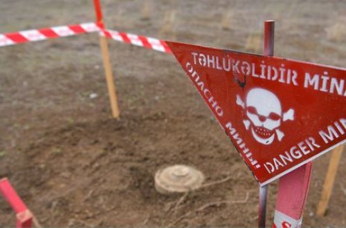 Füzuli-Zəngilan dəmiryolunda 1323 mina, 14 partlamamış hərbi sursat aşkarlanıb