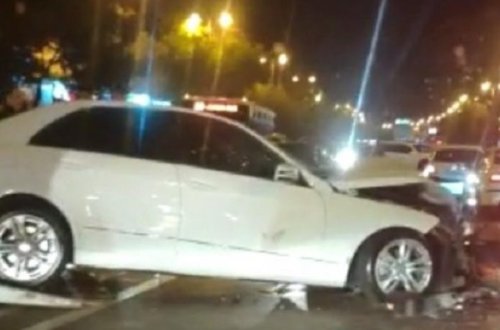 Rusiyada deputat maşınla polisi vurdu - FOTO