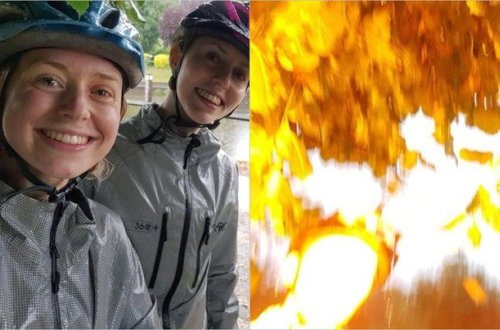 Yağışlı havada selfi çəkən gəncləri ildırım vurdu – FOTO