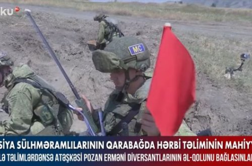 Rusiya sülhməramlılarının Qarabağda hərbi təliminin mahiyyəti – VİDEO