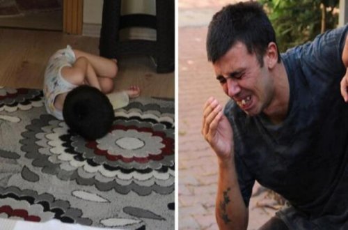 Ana evdən getdi: 4 uşaq huşsuz tapıldı - FOTOLAR