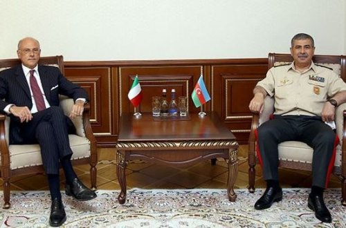 Zakir Həsənov İtaliyanın yeni səfiri ilə görüşüb - FOTO