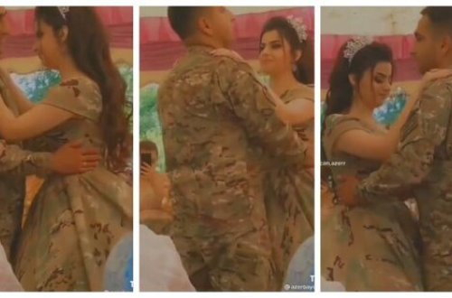 Azərbaycanda QEYRİ-ADİ TOY: Gəlin toyunda elə bir gəlinlik geyindi ki... - VİDEO