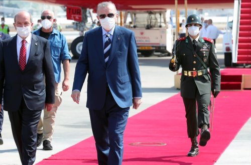 Ərdoğan Şimali Kiprə səfər edib