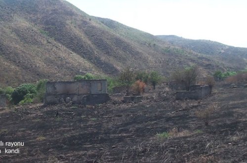 İşğaldan azad edilmiş Altınca kəndindən görüntülər - VİDEO