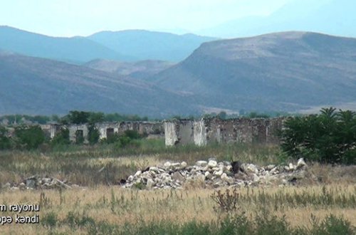 Кадры из села Гейтепе Агдамского района - ВИДЕО