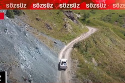 Laçın yolundan yeni görüntülər - VİDEO