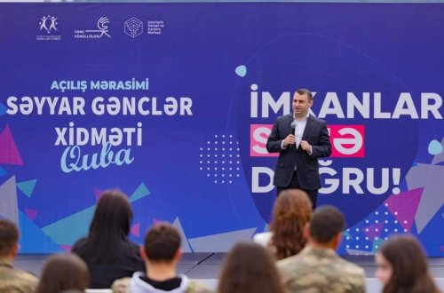 “İmkanlar Sənə Doğru!” devizialtında “Səyyar Gənclər Xidməti” layihəsinə start verildi