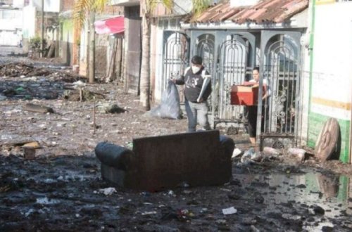 Meksikada daşqın: 310 ev yararsız vəziyyətə düşdü