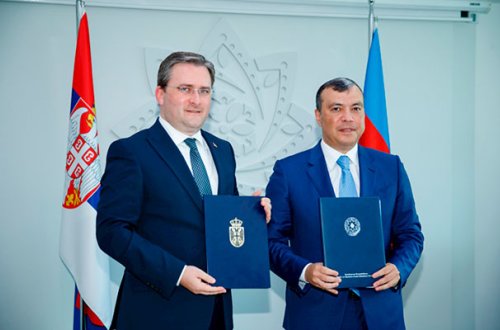 Azərbaycan və Serbiya Hökumətlərarası Komissiyanın 6-cı iclası keçirildi - Fotolar