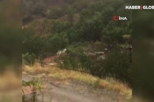 Sel iki mərtəbəli yaşayış evini tamamilə yuyub apardı - ANBAAN VİDEO