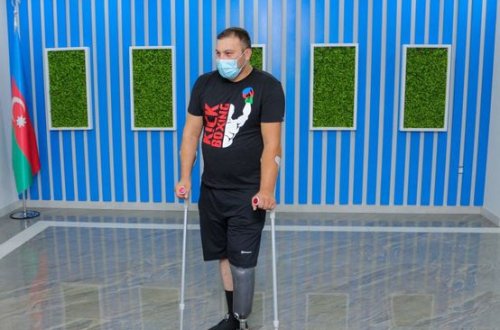 Bir qrup qazimiz yüksək texnologiyalı protezlərlə təmin edilib - FOTO