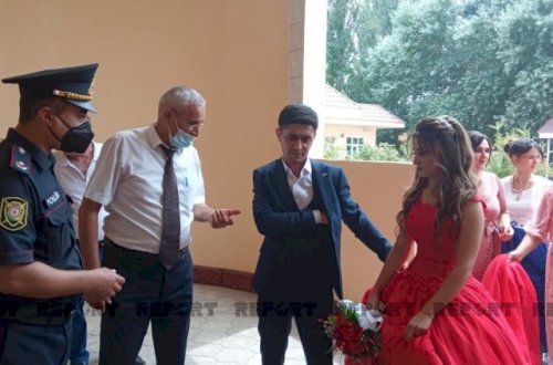 Azərbaycanda bəy və gəlin toya buraxılmadı - FOTO
