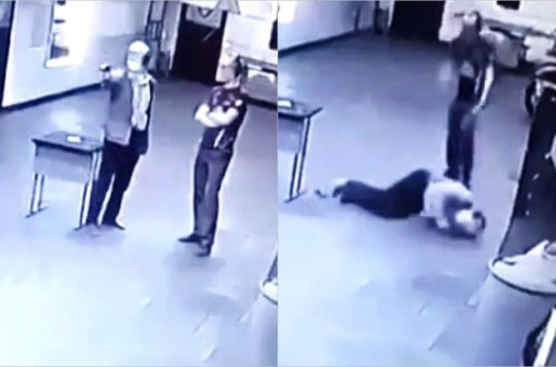 Çoxdan fikirləşdiyi atışı bir saniyəyə icra edib öldü - ANBAAN VİDEO