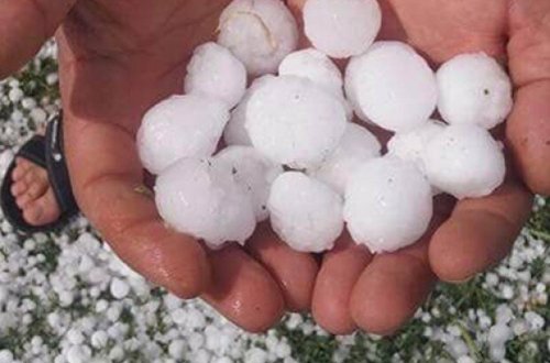 Bu ərazilərə dolu yağıb - FAKTİKİ HAVA