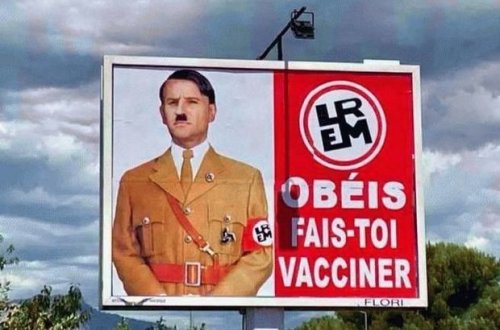 Makron onu Hitlerə bənzədən şəxsi məhkəməyə verib