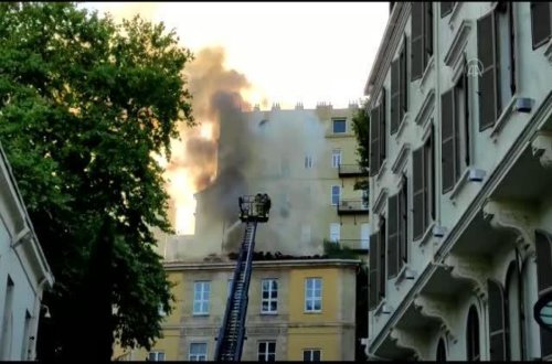 Rusiyanın İstanbuldakı Baş Konsulluğu yaxınlığında yanğın baş verib