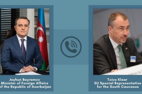 Ceyhun Bayramov Toivo Klaarla sərhəddəki gərginliyi müzakirə edib