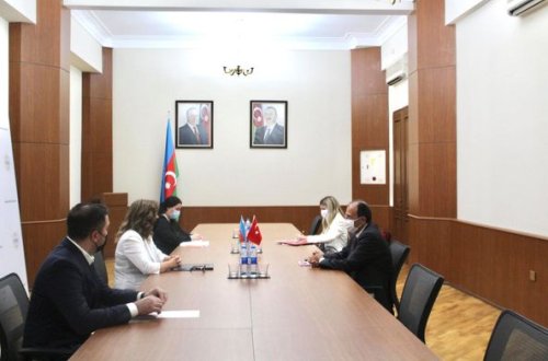 Dövlət Komitəsində Türkiyə Respublikasının Azərbaycandakı fövqəladə və səlahiyyətli səfiri ilə görüş keçirildi