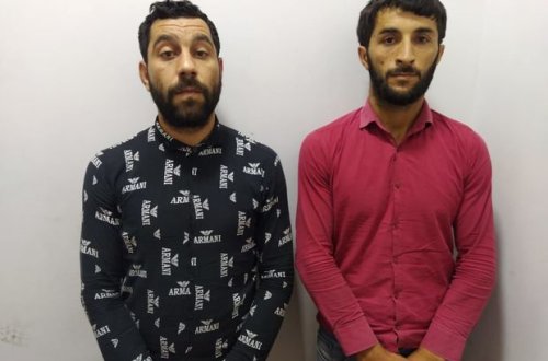 Polis “KamAZ” akkumulyatorları oğurlayan şəxsləri saxlayıb - FOTO