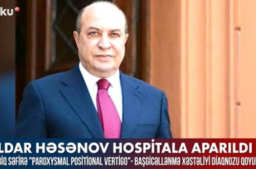 Eldar Həsənov hospitala aparıldı – VİDEO