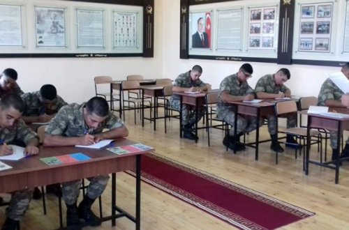 Qoşunlarda yay tədris dövrü başlayıb