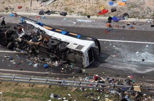 Malidə ağır yol qəzası, 37 nəfər öldü