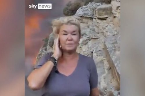 İngiltərəli jurnalist Türkiyədə alovun içindən canlı yayıma çıxdı - VİDEO