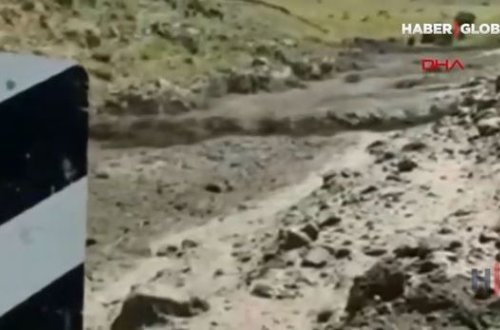 Türkiyədə palçıq və qaya parçalarından ibarət sel əmələ gəlib - VİDEO