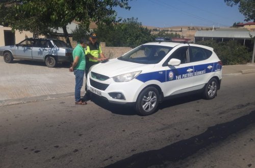 Yol polisi Göygöldə reyd keçirib, nəfər barəsində müvafiq tədbir görüldü  - FOTO(ÖZƏL)
