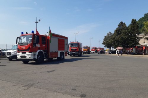 FHN-in yanğın-xilasetmə qüvvələrindən ibarət üçüncü qrup Türkiyəyə çatıb