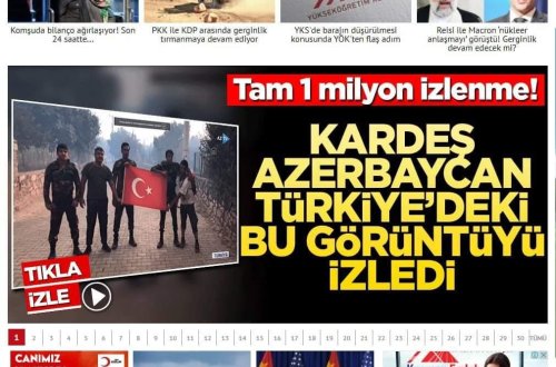AzTV-nin paylaşımı Türkiyədə maraqla qarşılandı: Bir milyonluq baxış sayı