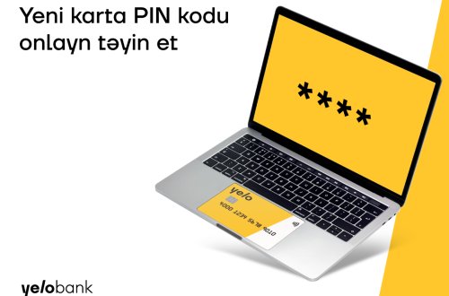 Yelo Bank-dan Onlayn “PİN SET” xidməti