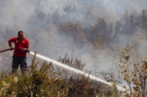 Ceyranbatandakı yanğın söndürüldü
