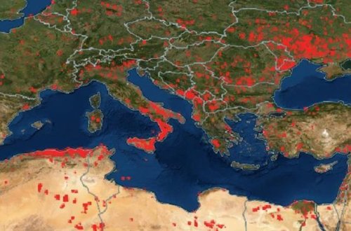 NASA meşə yanğınlarının interaktiv xəritəsini hazırlayıb – FOTO