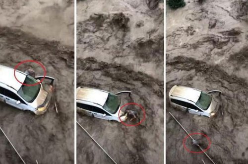 Türkiyədə yaxınlaşan selin dəhşətli görüntüləri - ANBAAN VİDEO