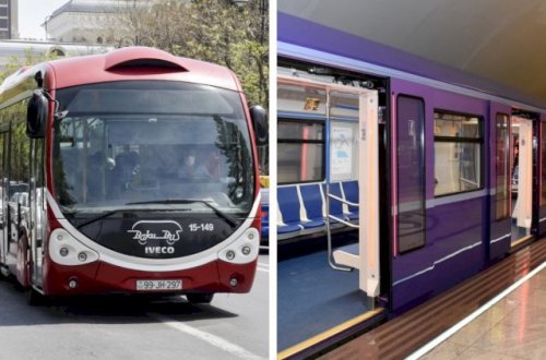 Bu gündən avqustun 16-dək ictimai nəqliyyat işləməyəcək