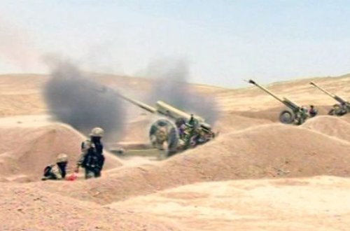 Azərbaycan Ordusunda artilleriya bölmələrinin təlimləri keçirilir - VİDEO