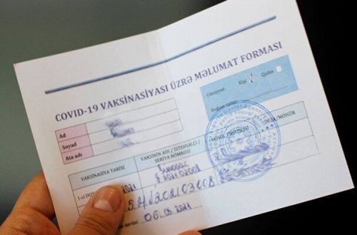 Səhiyyə Nazirliyinin rəsmisi: 