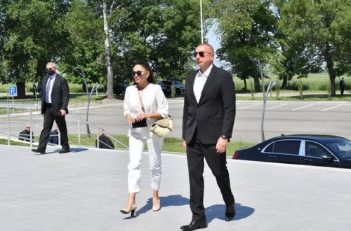 Prezident və Birinci vitse-prezident “Kəlbəcər” yarımstansiyasında – VİDEO