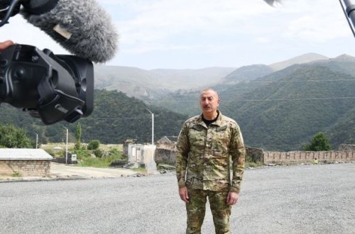 İlham Əliyev: “Ermənistanın məqsədi torpaqlarımızı əbədi işğal altında saxlamaq idi”