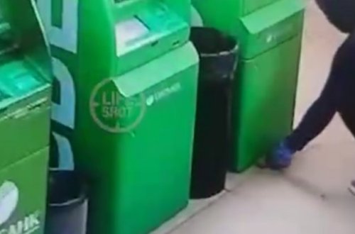 Oğru bakomatları partlatdı: pul götürə bilmədi - ANBAAN VİDEO