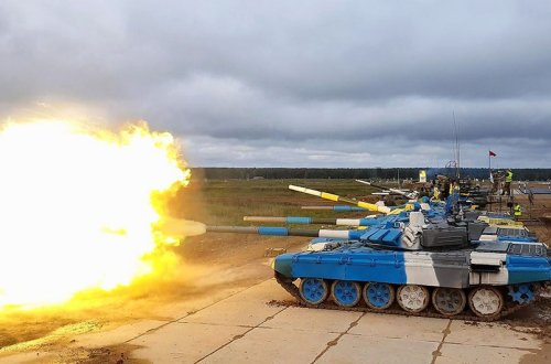 Tankçılarımız “Tank biatlonu” müsabiqəsinə hazırlıqlarını davam etdirir