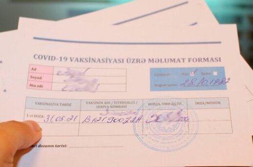 Saxta peyvənd pasportu verən şəxslər məsuliyyətə cəlb edilir - RƏSMİ